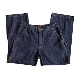Y2K Guess Jeans Mens 33 x 30 Carpenter Wide Leg
